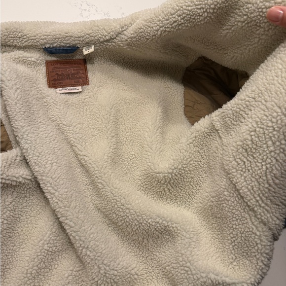 Men's Blue corduroy Jacket with Sherpa Lining - Picture 8 of 10